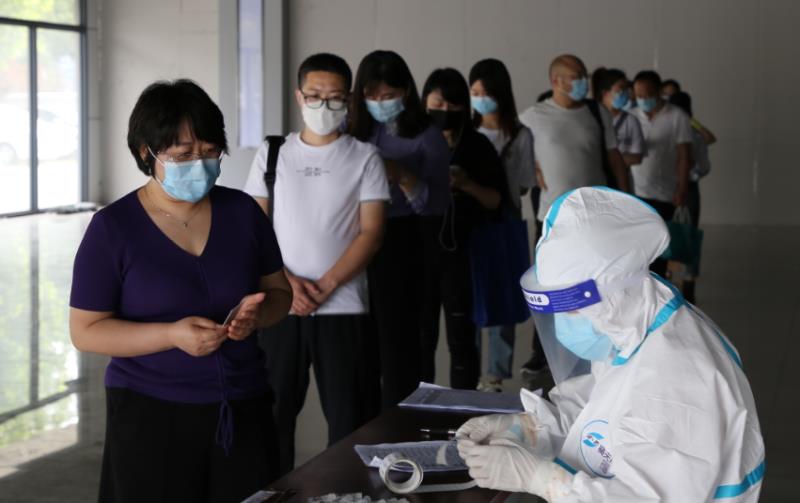 英諾格林組織全員進行核酸檢測 英諾格林組織全員進行核酸檢測